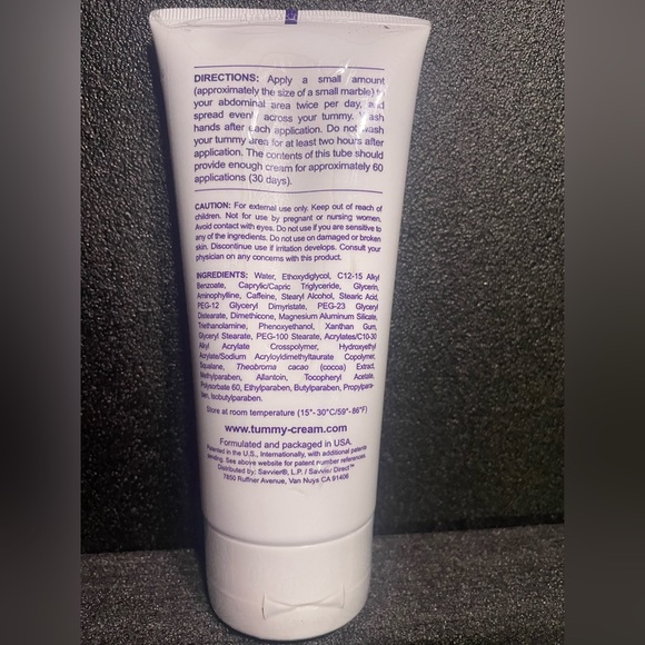 Savvier Thermal Accelerator Tummy Tuck Miracle Slimming Cream 6 oz As Seen On TV - Picture 12 of 14